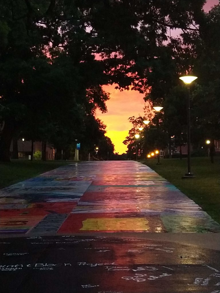 Painted Street at Dawn